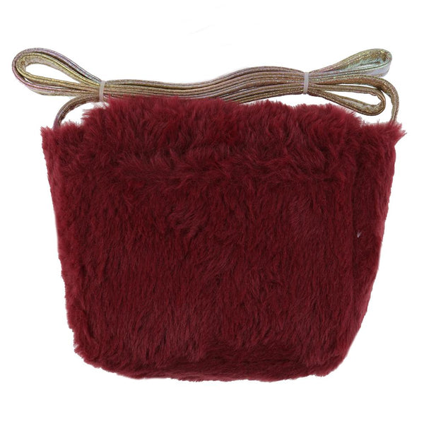Capelli New York Girls Mini Faux Fur Cross Body Bag