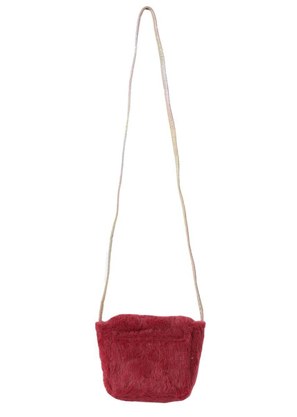 Capelli New York Girls Mini Faux Fur Cross Body Bag