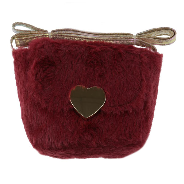 capelli new york Girls Mini Faux Fur Cross Body Bag capelli new york Girls Mini Faux Fur Cross Body Bag