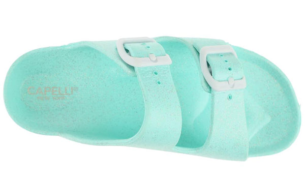 Capelli New York Girls Mint Double Strap Slip-On Sandal