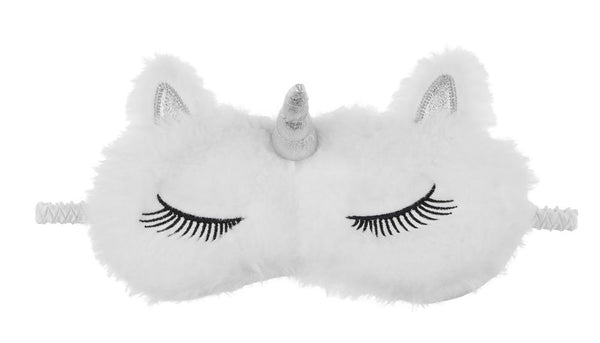 Capelli New York Girls Rainbow Unicorn Pouch Set With Stripped Cozy Socks & Eye Mask