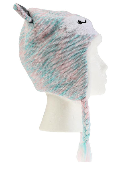 Capelli New York Girls Sleepy Fox Earflap Hat And Gloves 2pc. Set