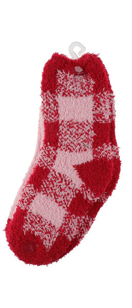Capelli New York Holdiay Reindeer 3pk Cozy Slipper Socks