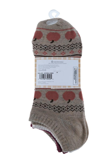 Capelli New York I Heart Fall 10 Pack No Show Socks