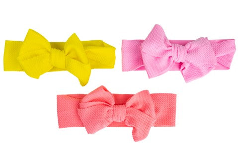 Capelli New York Infant 6-pc. Oversized Solid Bow Headwrap Set