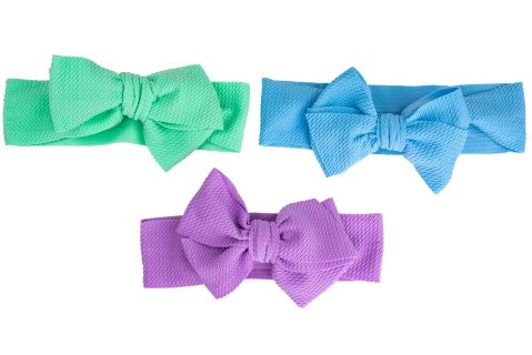 Capelli New York Infant 6-pc. Oversized Solid Bow Headwrap Set