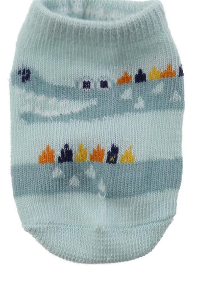 Capelli New York Infant Boys 10 Pack No Show Socks With Grippers