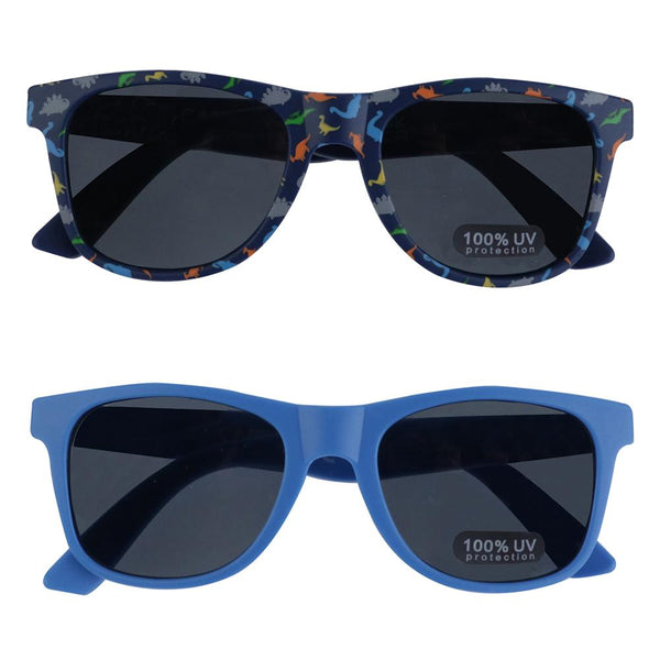 capelli new york Infant Boys Dino Printed 2pk Wayfarer Sunglasses