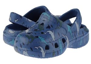 Capelli New York Infant Boys Wild Shark Printed Injected EVA Clog