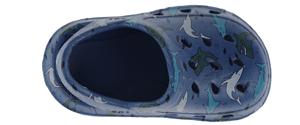 Capelli New York Infant Boys Wild Shark Printed Injected EVA Clog