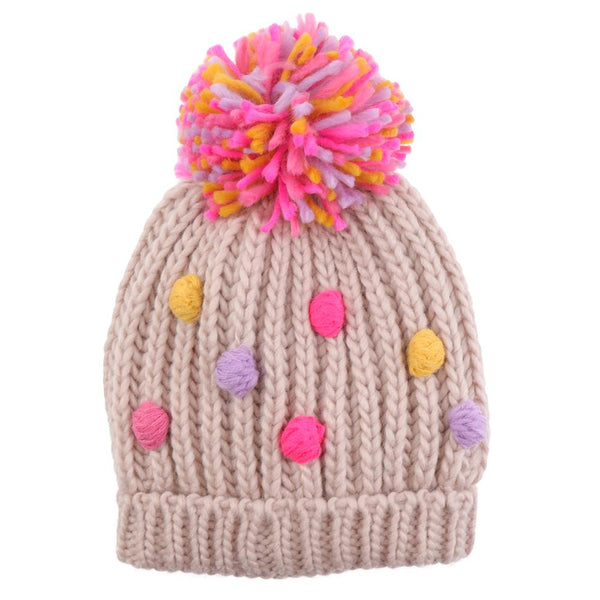 Capelli New York Infant Girls Hat And Mittens 2pc Set