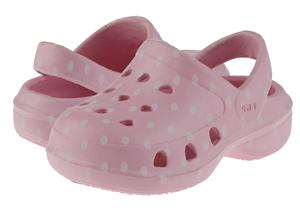 Capelli New York Infant Girls Polka Dot Printed Injected EVA Clog