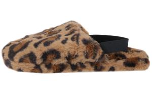 Capelli New York Ladies Cheetah Faux Fur Slide Slipper