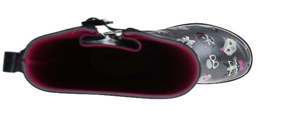 Capelli New York Ladies Cool Cats Tall Rubber Rain Boot