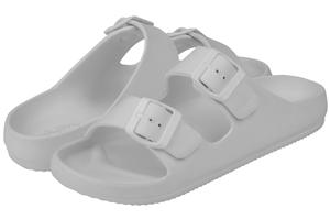 Capelli New York Ladies Double Strap Injected EVA Sandal With Buckles