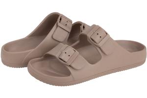 Capelli New York Ladies Double Strap Injected EVA Sandal With Buckles