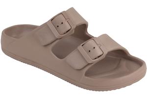 capelli new york Ladies Double Strap Injected EVA Sandal with Buckles