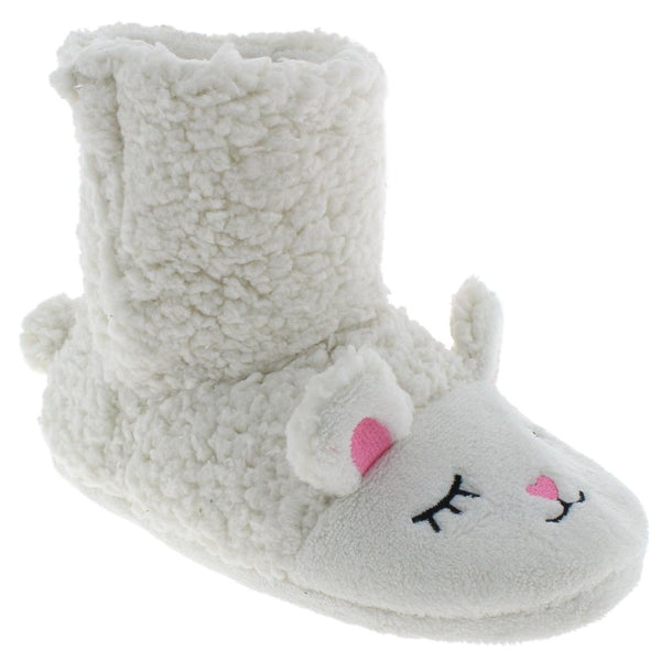 capelli new york Ladies Faux Fur Sleeping Lamb Slipper Boot
