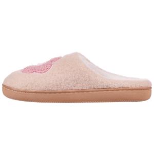 Capelli New York Ladies Indoor Slipper With Flower Applique And Embroidery