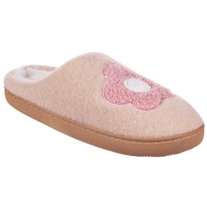 capelli new york Ladies Indoor Slipper with Flower Applique and Embroidery