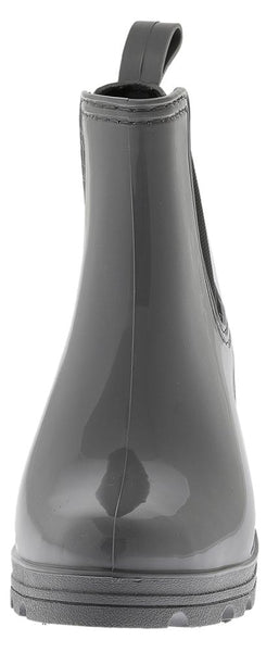 Capelli New York Ladies Jodhpur Rain Boot With Shiny Upper And Elastic Gores