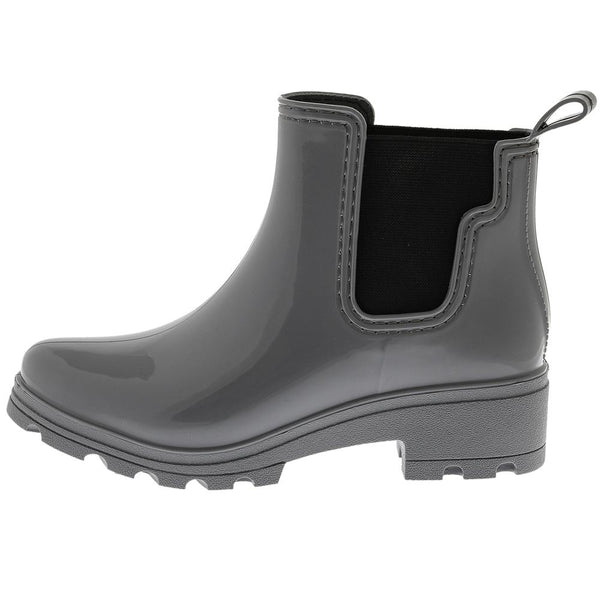 Capelli New York Ladies Jodhpur Rain Boot With Shiny Upper And Elastic Gores