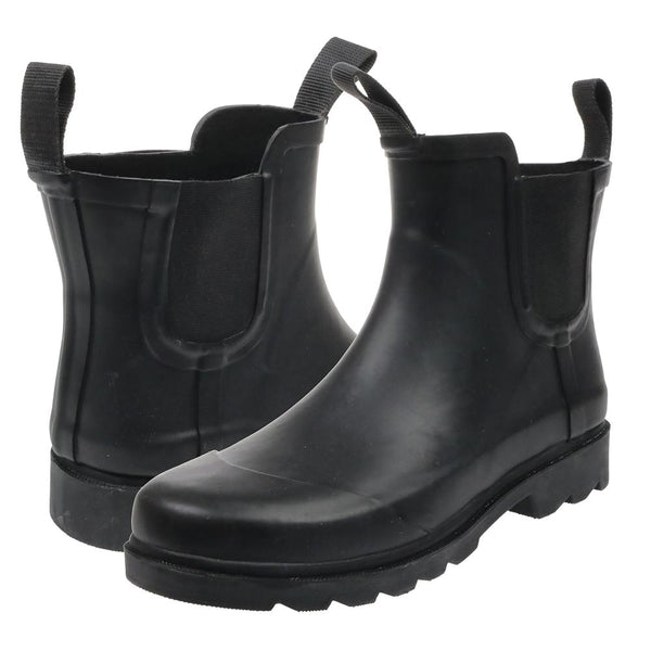 Capelli New York Ladies Matte Rain Boot With Contrasting Toe Cap