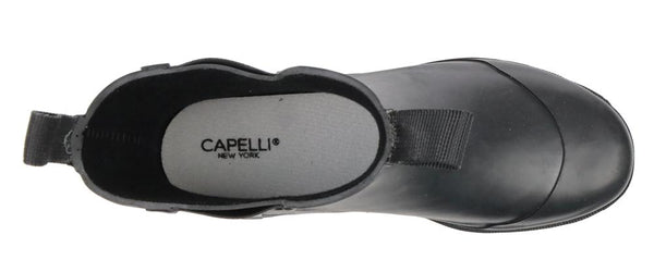 Capelli New York Ladies Matte Rain Boot With Contrasting Toe Cap