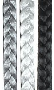 Capelli New York Ladies Plastic Braided Faux Leather Top Headbands