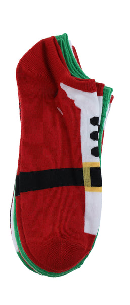 Capelli New York Ladies Santa Suit 10 Pack No Show Socks