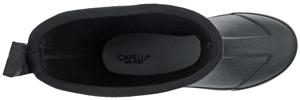 Capelli New York Ladies Shiny Solid Short Rain Boot With Neoprene Rubber