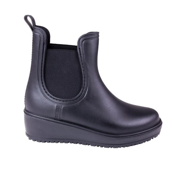 Capelli New York Ladies Slip-On Jelly Wedge Rain Boot