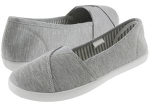 Capelli New York Ladies Solid Jersey Fabric Slip-On Sneaker