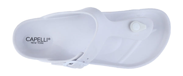 Capelli New York Ladies T-Strap Injected EVA Flip Flop