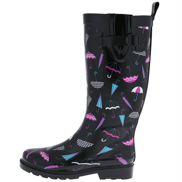 Capelli New York Ladies Umbrellas Tall Rubber Rain Boot