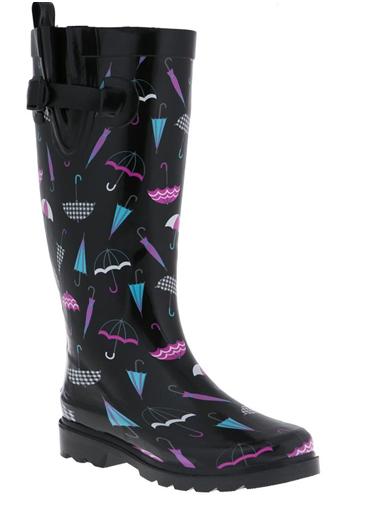 capelli new york Ladies Umbrellas Tall Rubber Rain Boot