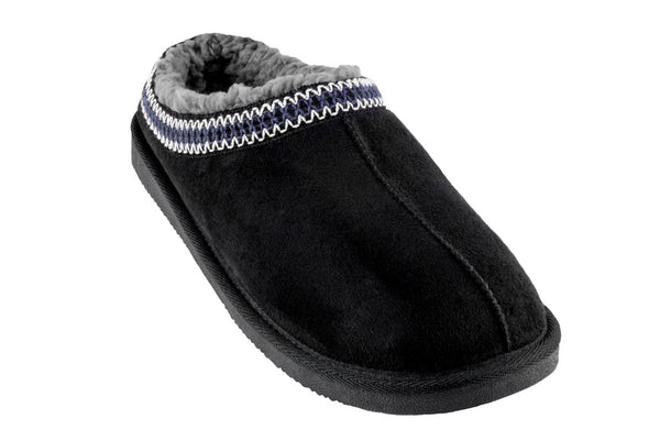 Capelli New York Men's Faux Suede Moccasin With Contrast Whip Stitching