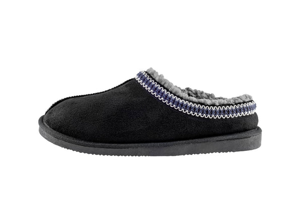 Capelli New York Men's Faux Suede Moccasin With Contrast Whip Stitching