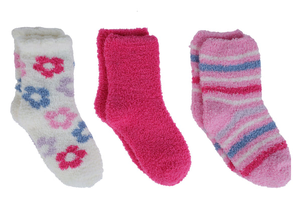 capelli new york Multi Florals 3pk Cozy Slipper Socks capelli new york Multi Florals 3pk Cozy Slipper Socks