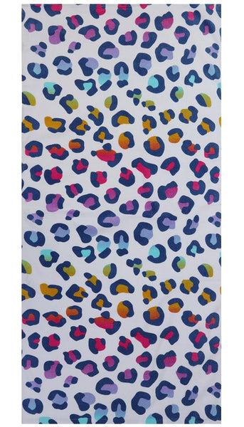 capelli new york Rainbow Cheetah Cotton Velour Beach Towel