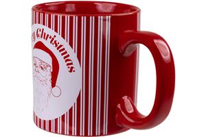 Capelli New York Retro Santa Wide Can Mug With Stripes