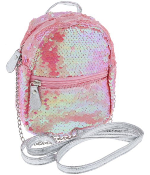 capelli new york Reversible Sequin Cross Body Mini Backpack capelli new york Reversible Sequin Cross Body Mini Backpack