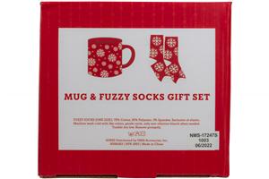 Capelli New York Snowflake Wide Can Mug & Cozy Sock Set