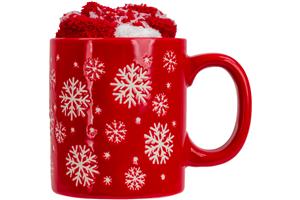 capelli new york Snowflake Wide Can Mug & Cozy Sock Set
