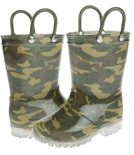 Capelli New York Toddler Boys Camo Printed Rain Boot