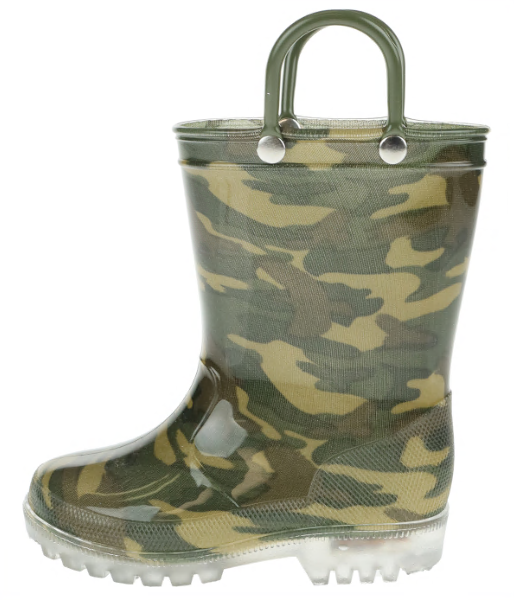 Capelli New York Toddler Boys Camo Printed Rain Boot