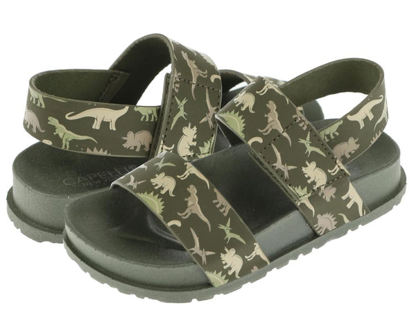 Capelli New York Toddler Boys Dino Double Strap Sandal