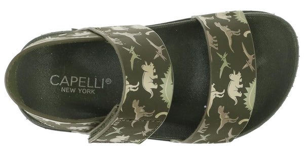 Capelli New York Toddler Boys Dino Double Strap Sandal