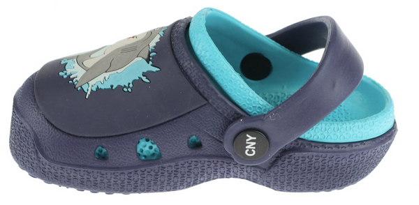 Capelli New York Toddler Boys Shark Printed Clog With Backstrap