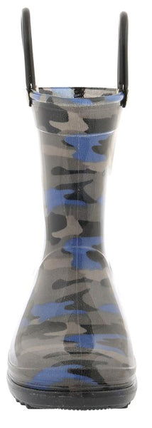 Capelli New York Toddler Boys Shiny Camo Printed Rain Boot